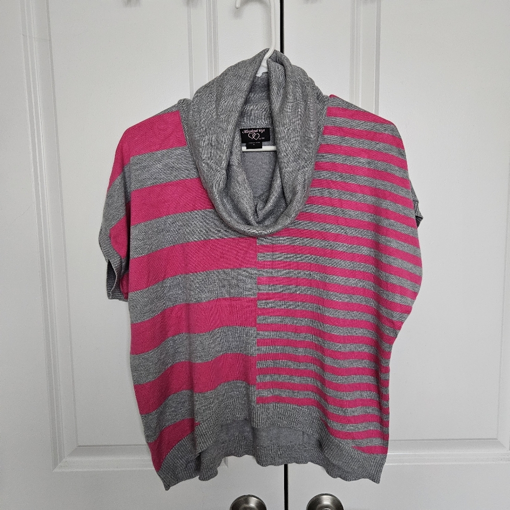 Asymmetrical Striped Sweater
